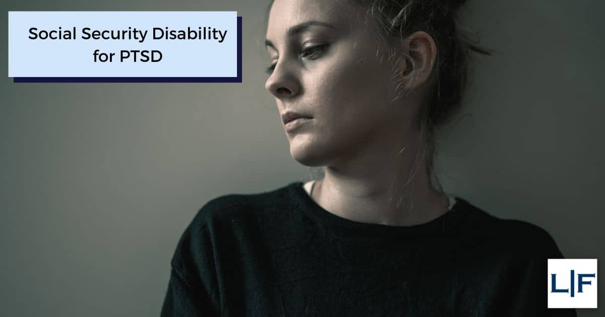 ptsd title with woman who has head turned