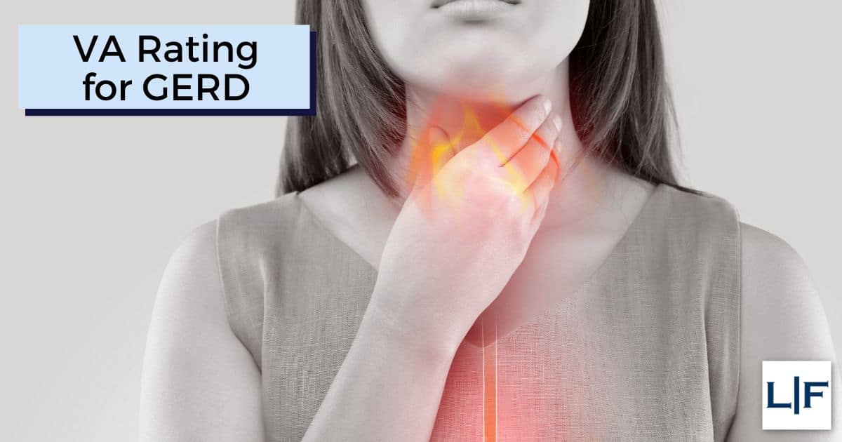 Title over woman with GERD holding her throat