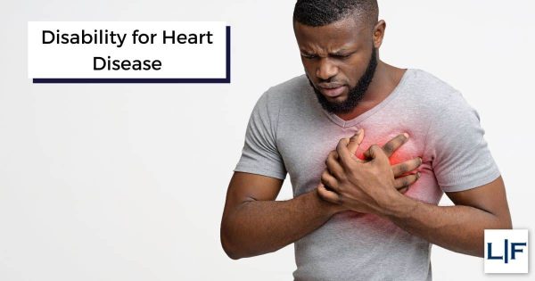 disabled man with chest pain from heart disease