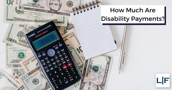 how much are disability benefits